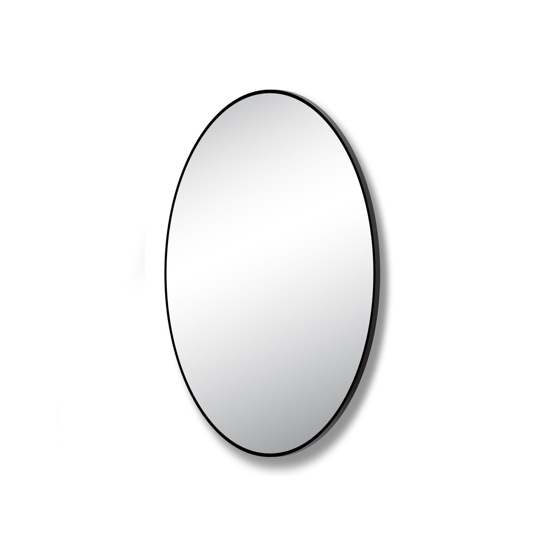 Oscuro Oval Mirror with Fixings