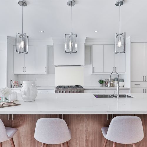 White Glass Splashback