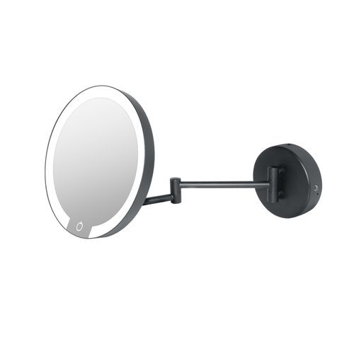 Black LED Magnify Mirror - Battery & USB