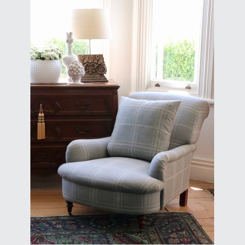 Pair Of Howard & Sons Style Armchairs