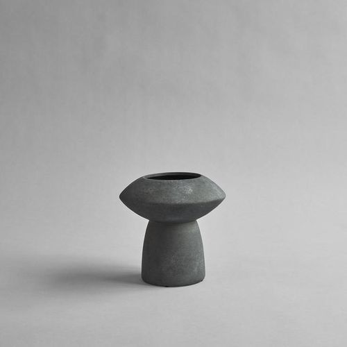 101 Sphere Vase Fat Dark Grey