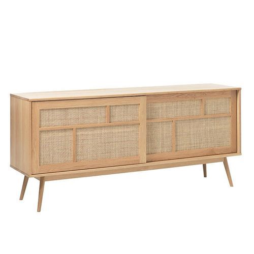 BARRALI Sideboard Buffet 180cm - Natural & Rattan