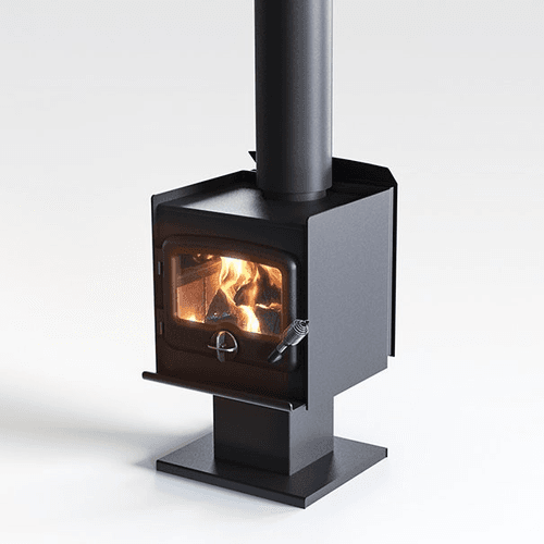 Nectre N15 - Pedestal | Wood Fireplace