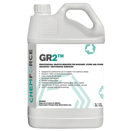 Gr2 - Graffiti Cleaner Uncoated Surfaces - 5 Litre
