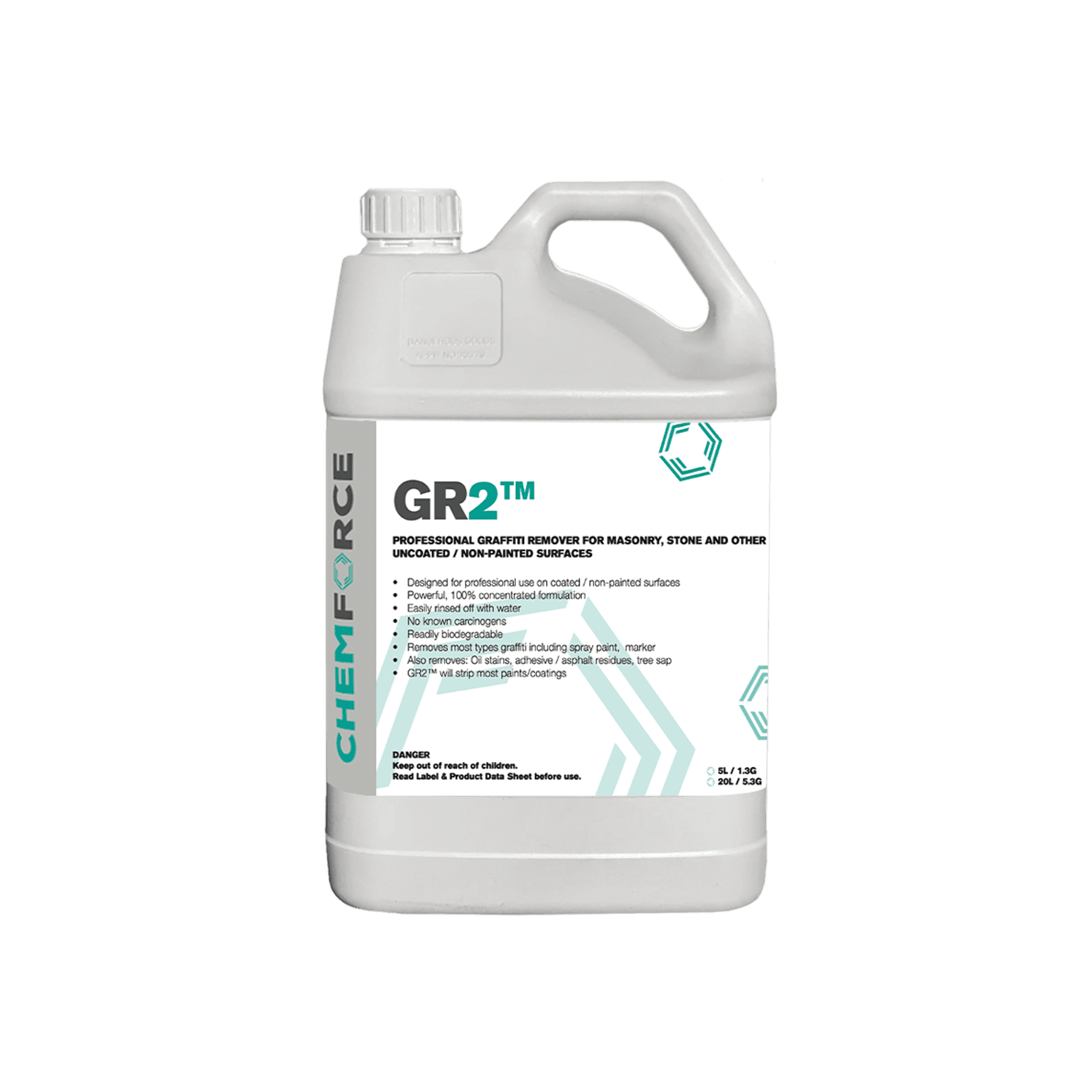 Gr2 - Graffiti Cleaner Uncoated Surfaces - 5 Litre