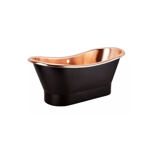 The Copper Bath Tub - Sundara Copper Double Slipper Smooth 1700mm - CB5019-D67