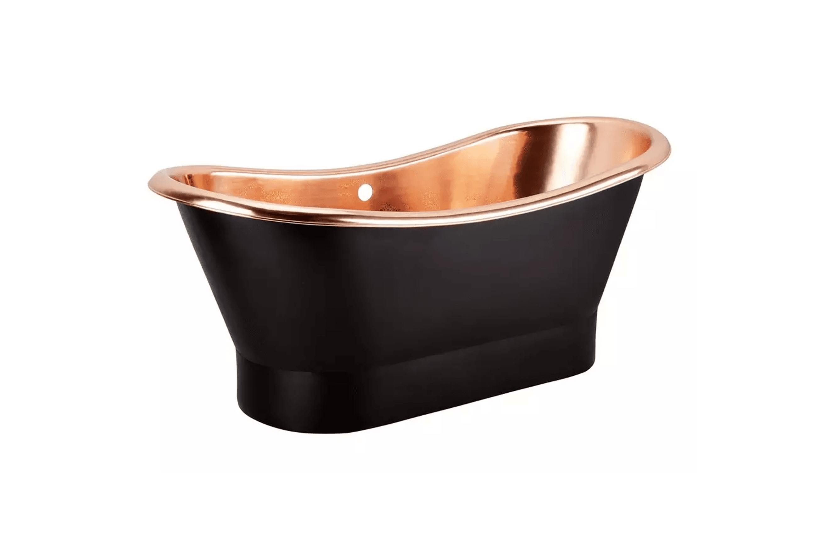 The Copper Bath Tub - Sundara Copper Double Slipper Smooth 1700mm - CB5019-D67