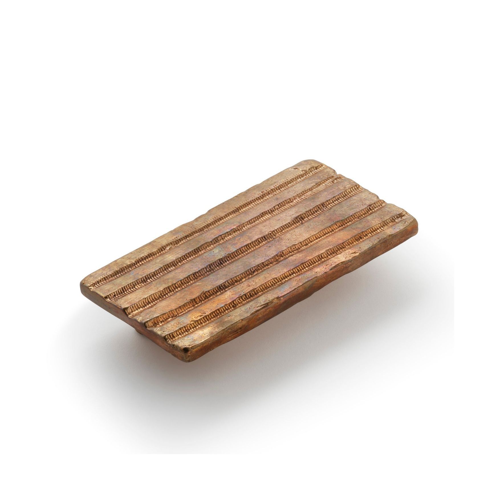 Cast 96mm Large Ridged Rectangle Pull