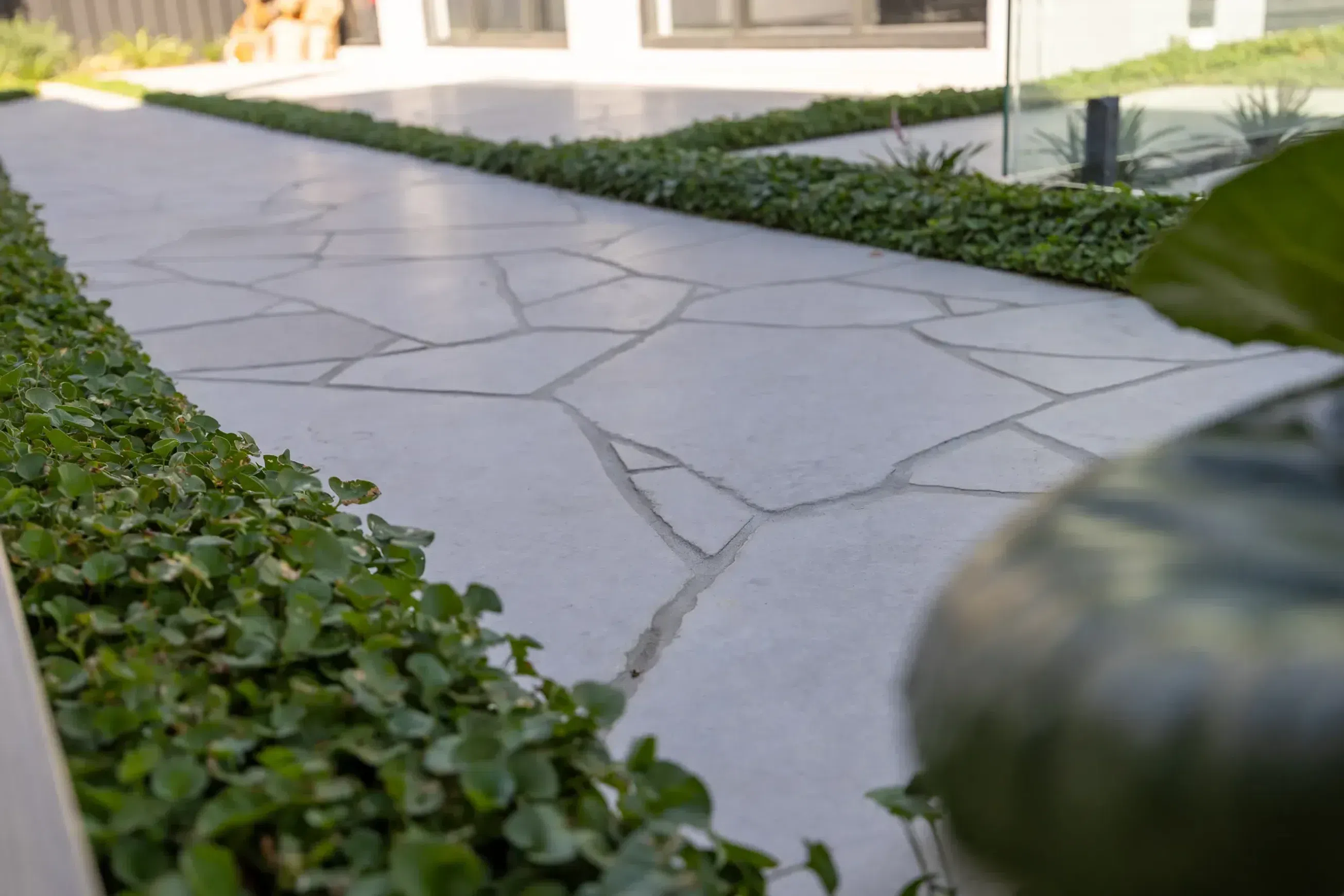 Tallin Grey Limestone Crazy Paving