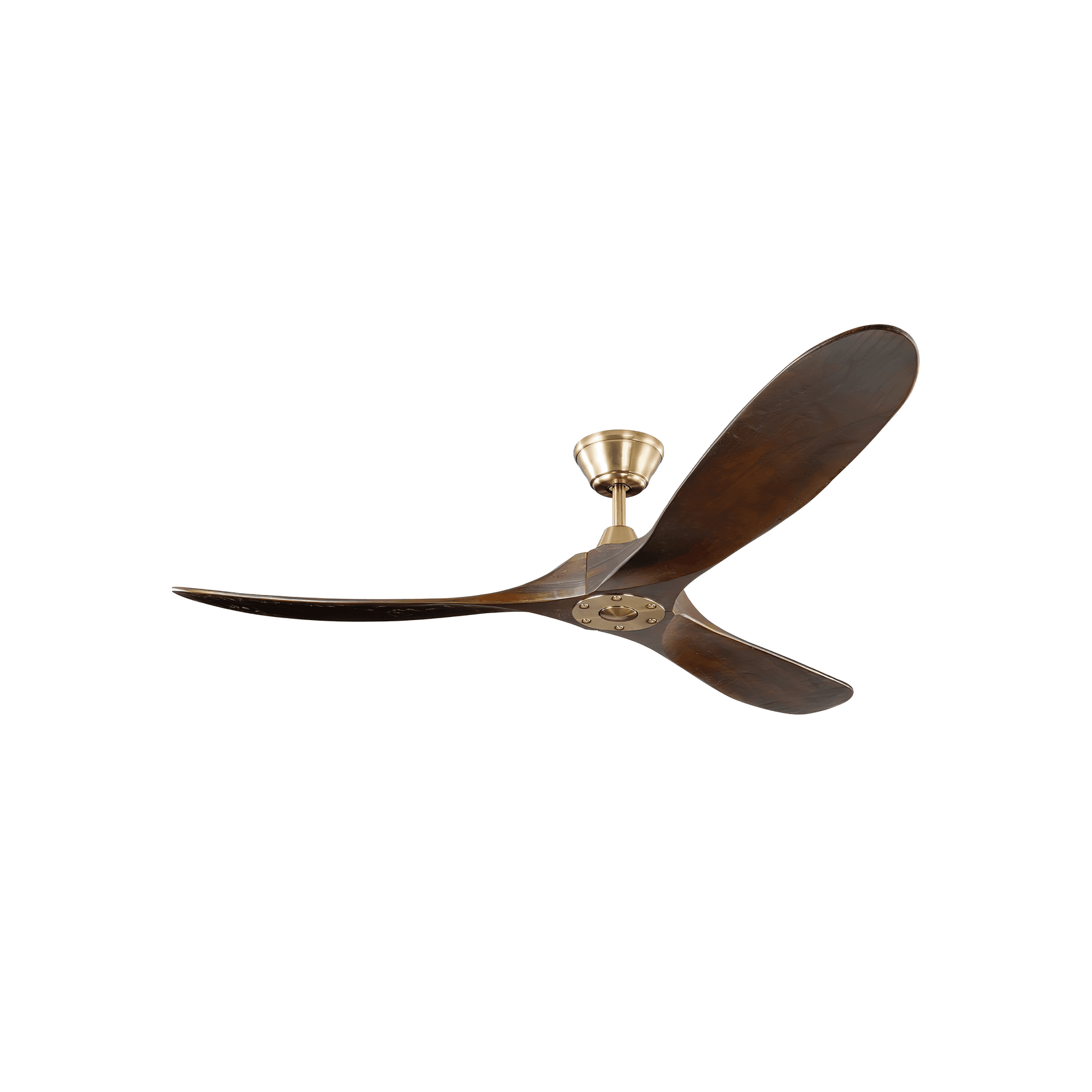 Milano Ceiling Fan Slider Burnished Walnut Blade