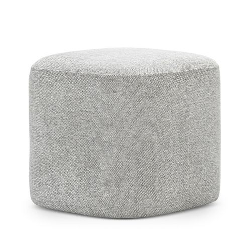 Podd Square Ottoman Stool | Hail Grey