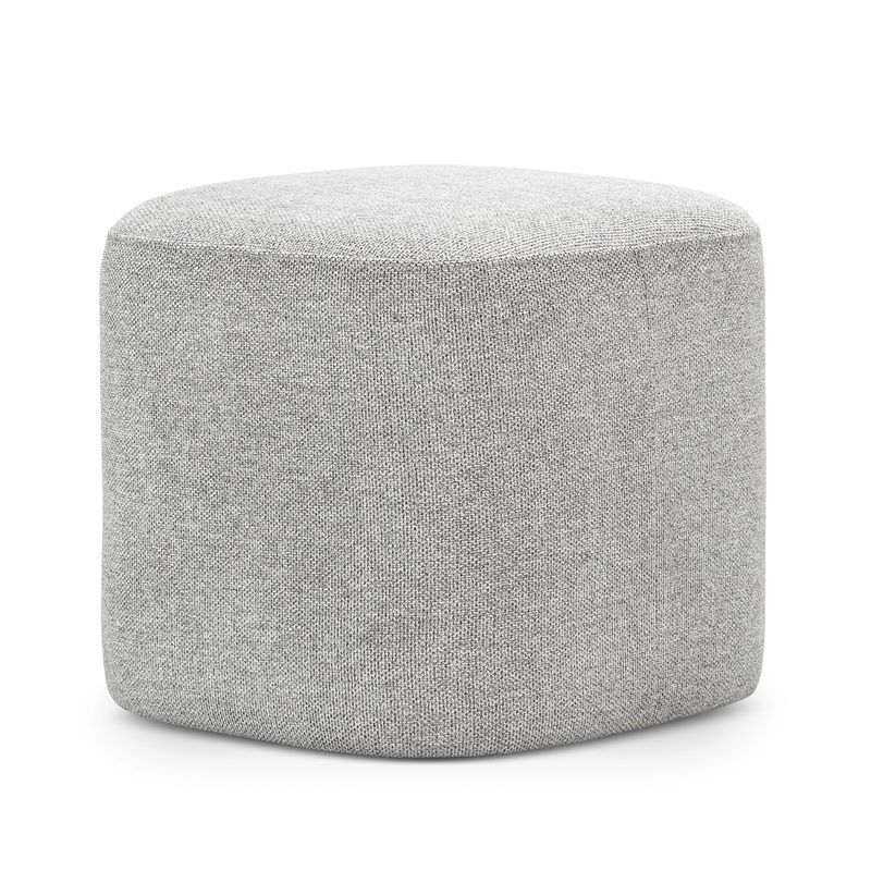 Podd Square Ottoman Stool | Hail Grey