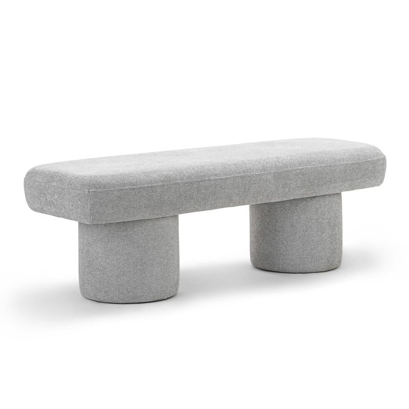 Nico 140cm Bench Seat | Hail Grey