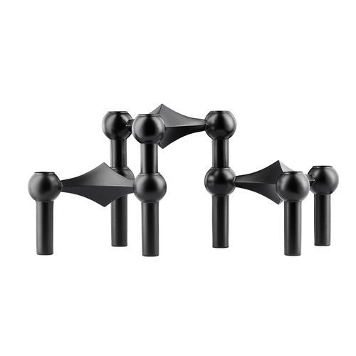 Stoff Nagel Candle Holders – Black 3 Pack