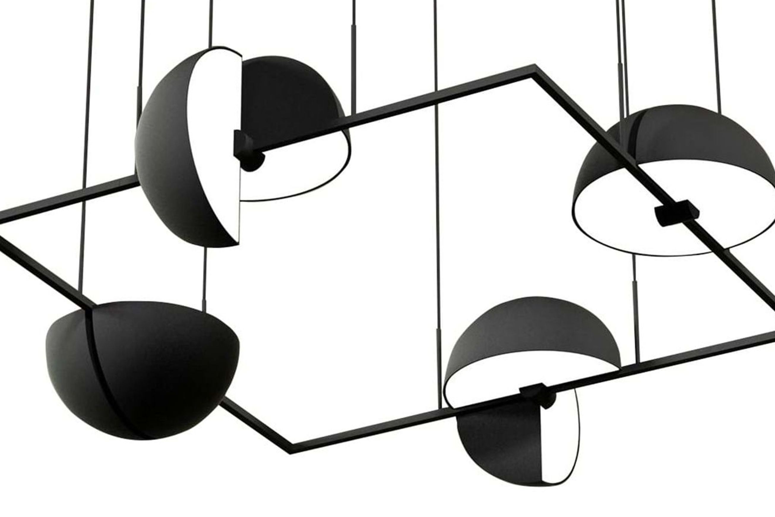 Trapeze Quartette Pendant Lamp