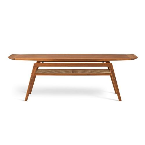Surfboard Coffee Table with Shelf