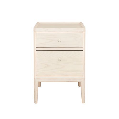 Salina Bedside Cabinet - Two Drawer