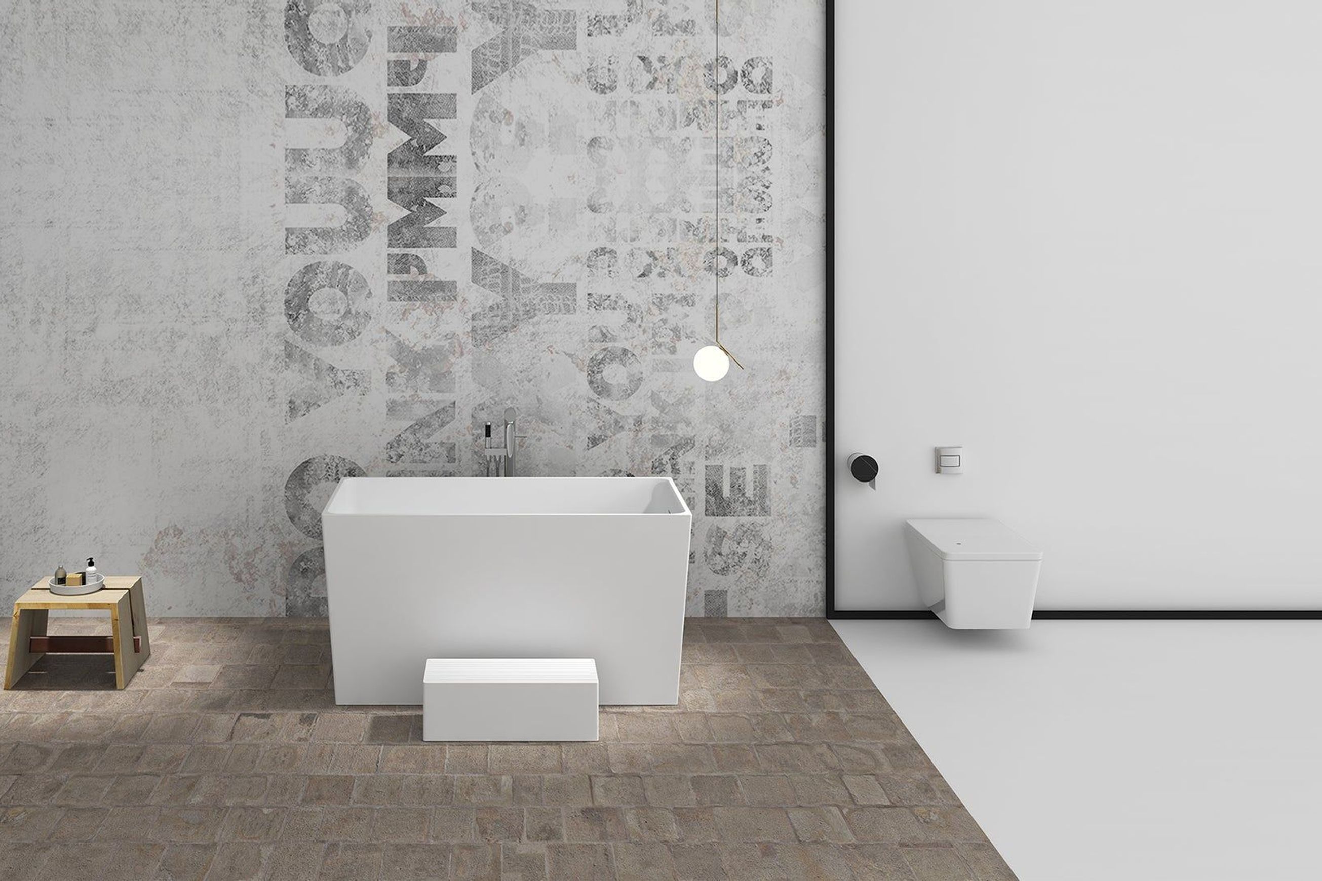 Gia Rectangle Japanese Soak Tub - 1350mm - G65198