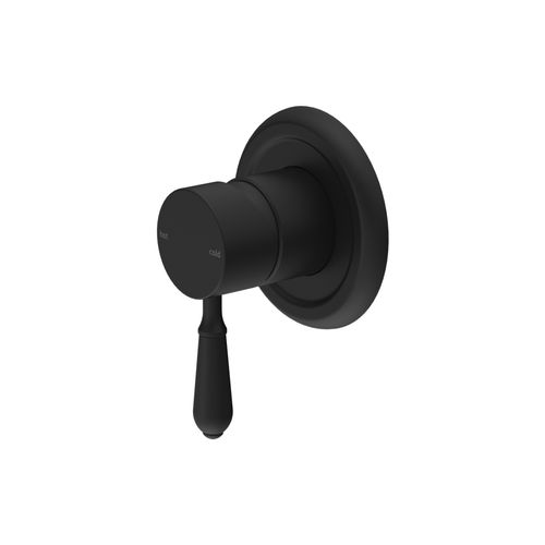 York Shower Mixer With Metal Lever Matte Black