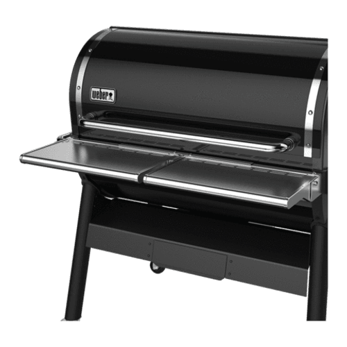 Stainless Steel Folding Front Shelf Built for SmokeFire EX6