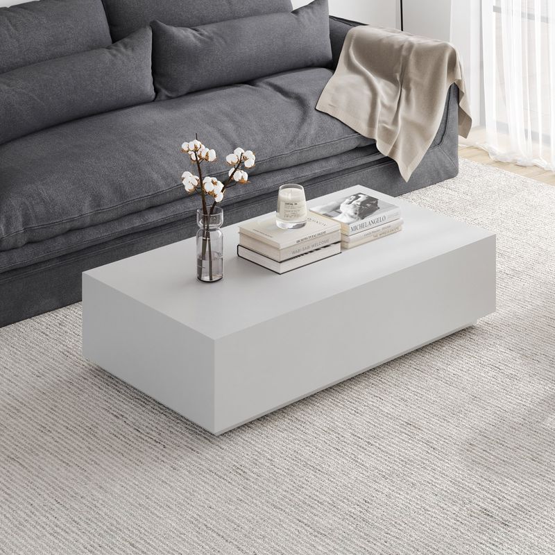 Plade Concrete Coffee Table | Grey