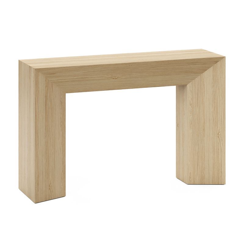 Edje 140cm Oak Tall Console Table | Natural