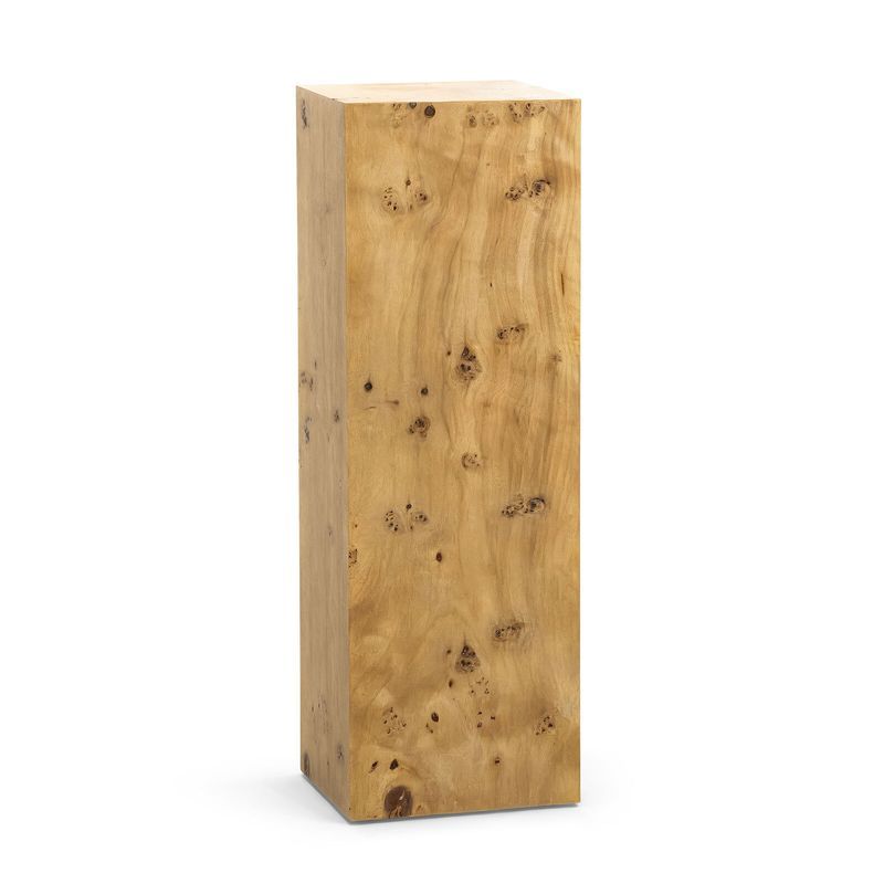 Calix Burl Plinth Tall | Natural