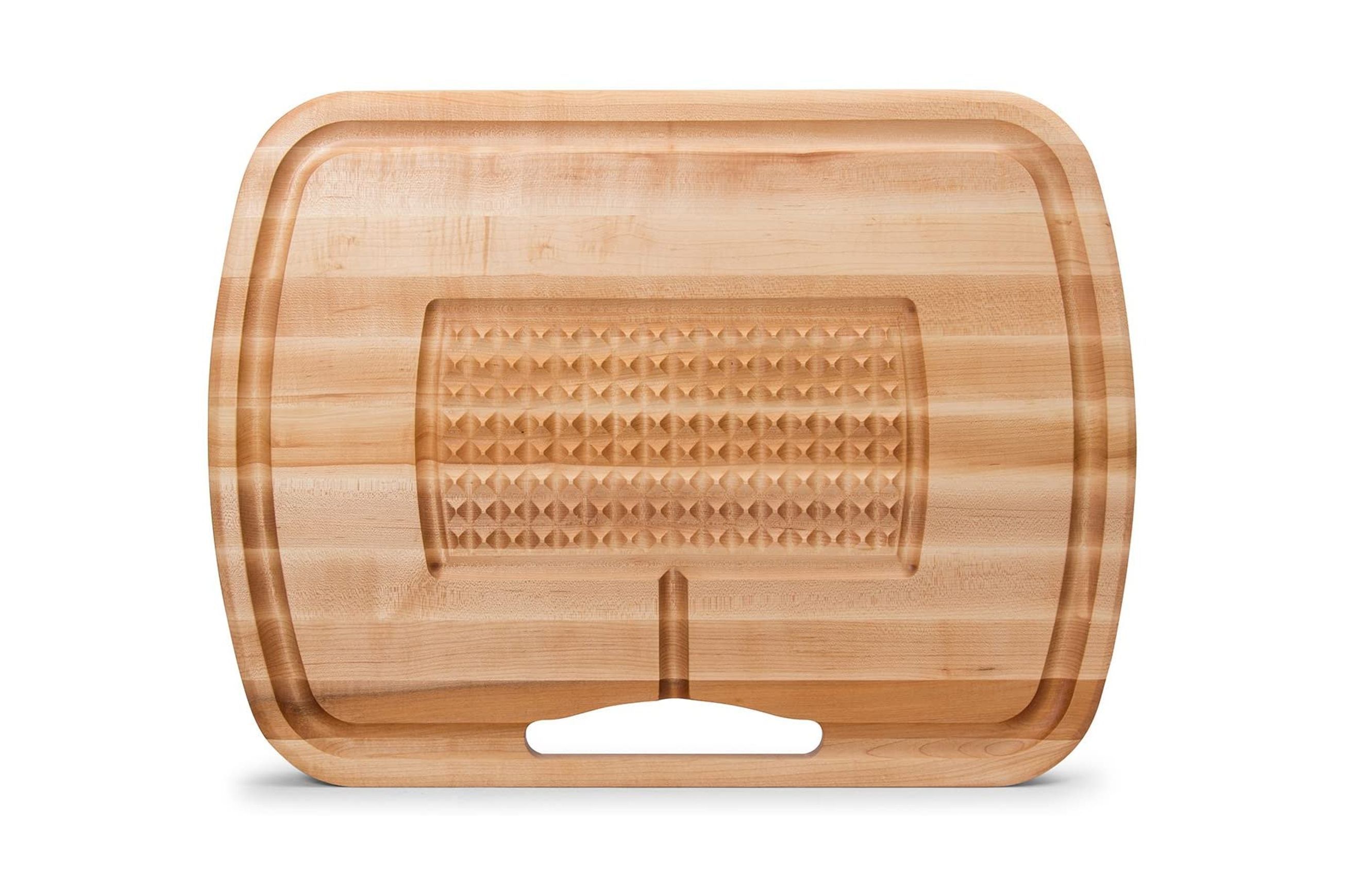 Boos Block Carving Collection Reversible Maple Cutting Board With Juice Groove And Pan
