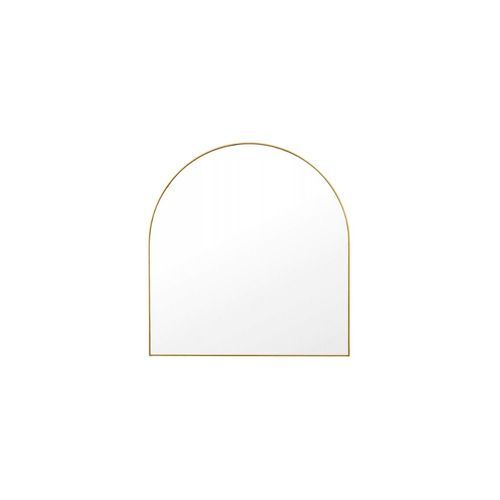 Bjorn Arch Mirror - Brass 80 x 85cm