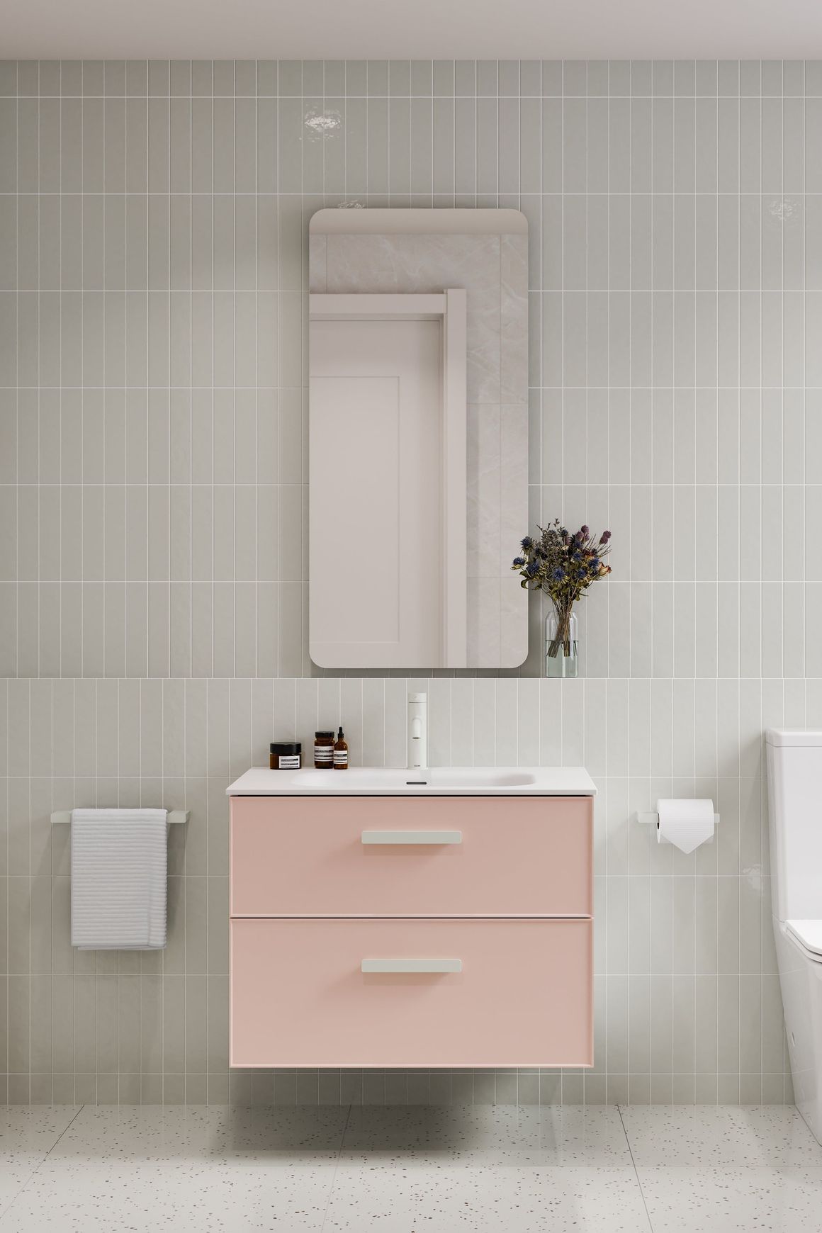 Lineare 750 Axel 2 Drawer Vanity