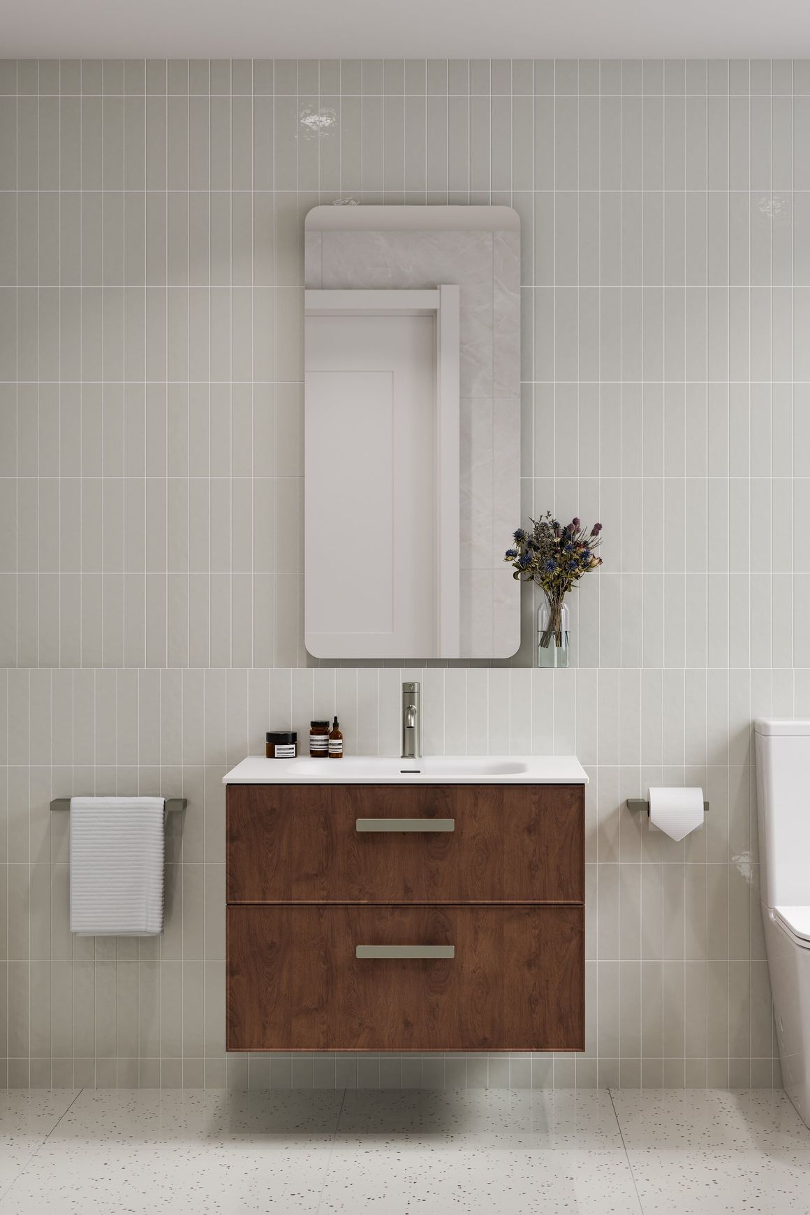 Lineare 750 Axel 2 Drawer Vanity