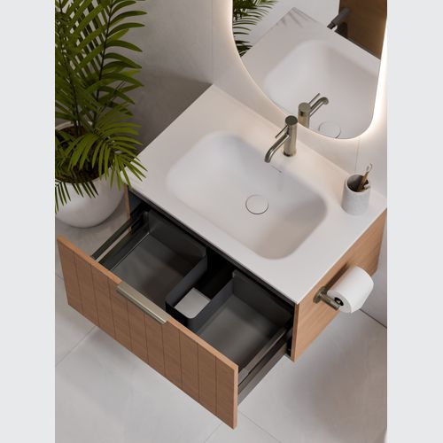 Lineare 750 Coastal Single Drawer Vanity