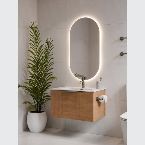 Lineare 750 Coastal Single Drawer Vanity