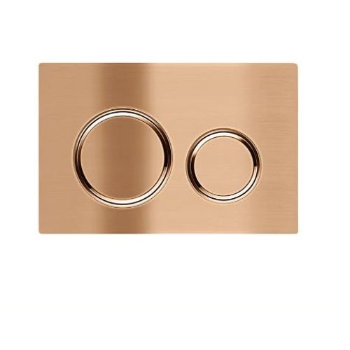 Meir Sigma 21 Dual Flush Plates for Geberit Lustre Bronze