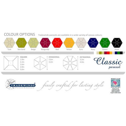 Tradewinds Classic Parasols