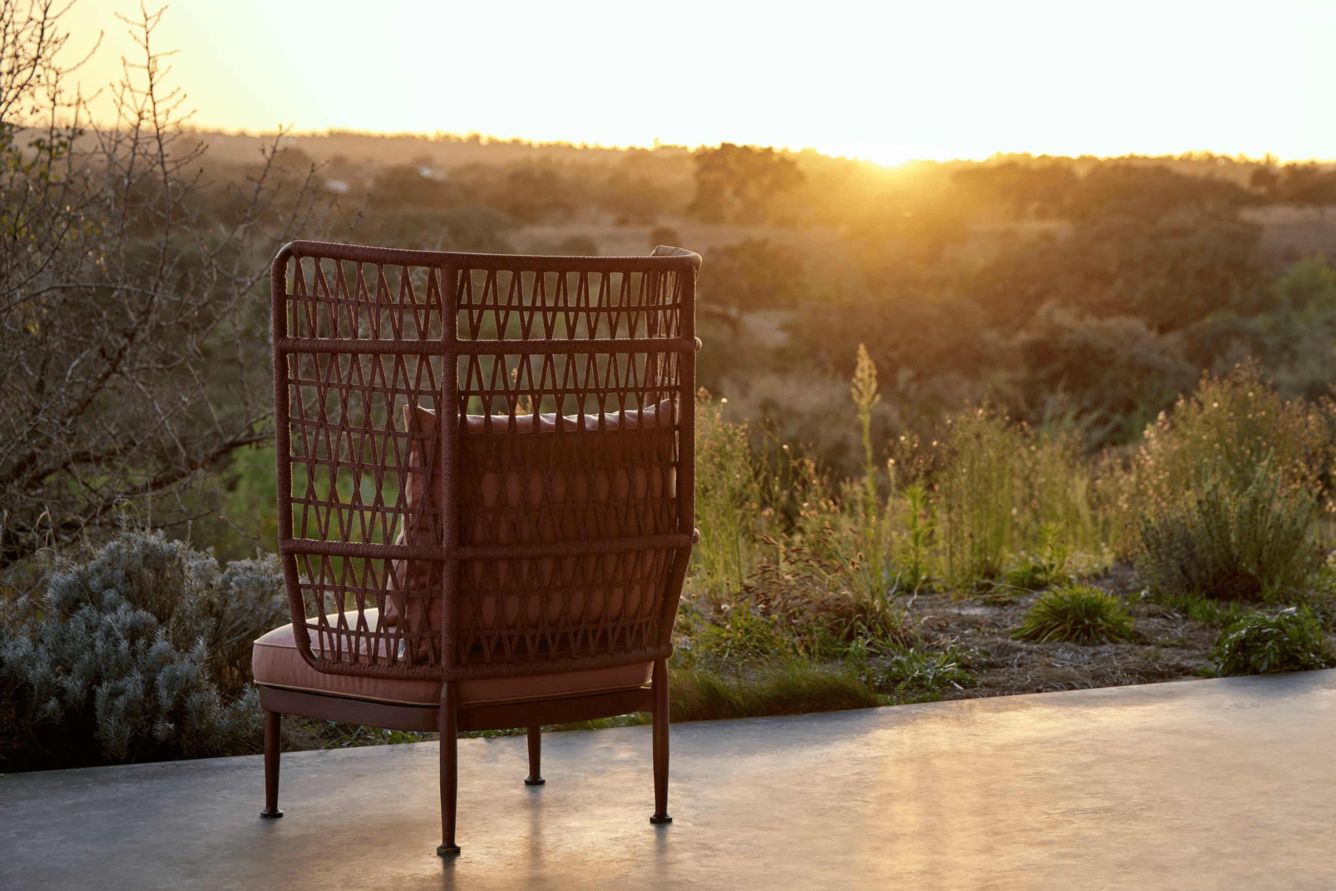 Curio High Back Armchair