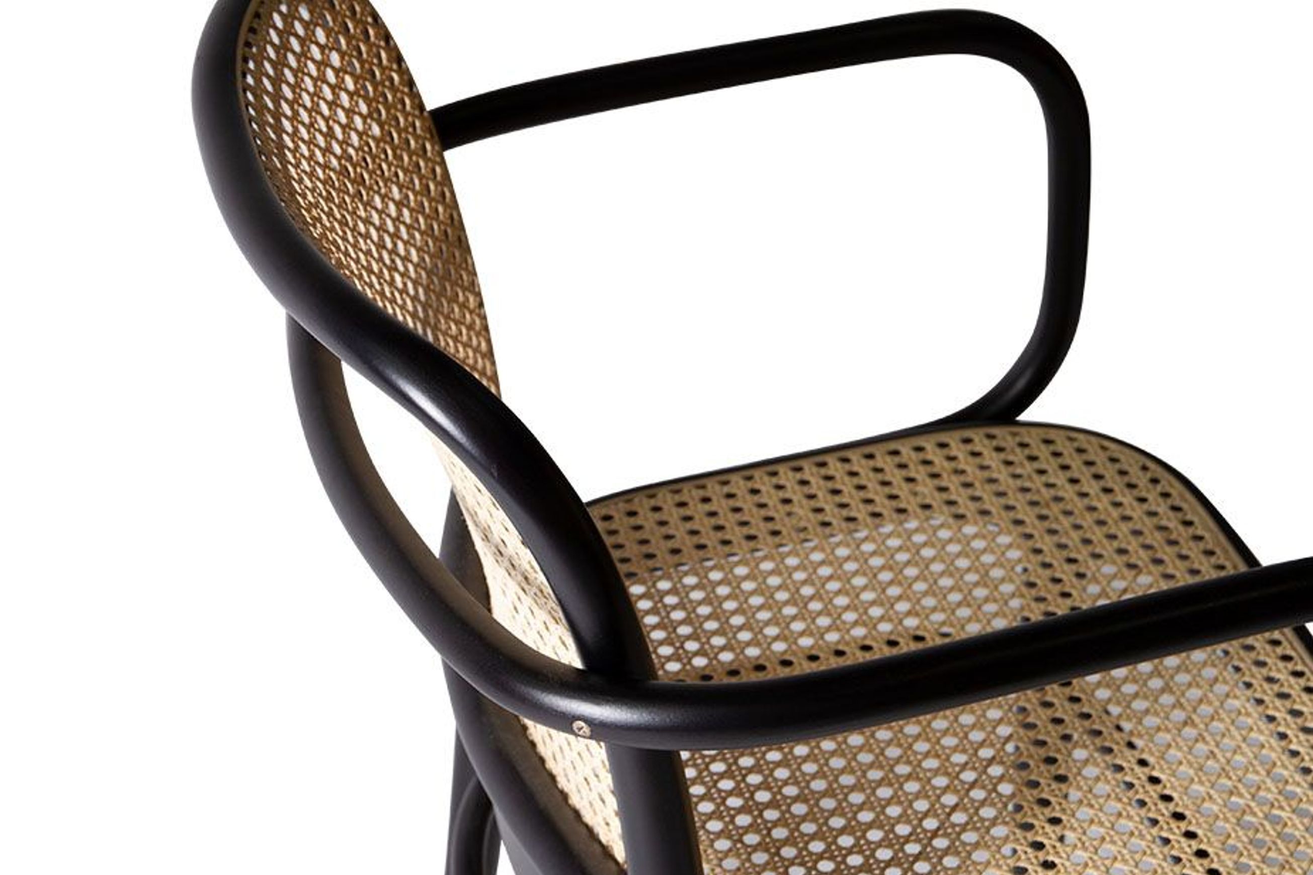 811 Hoffmann Armchair - Black Stain - by TON