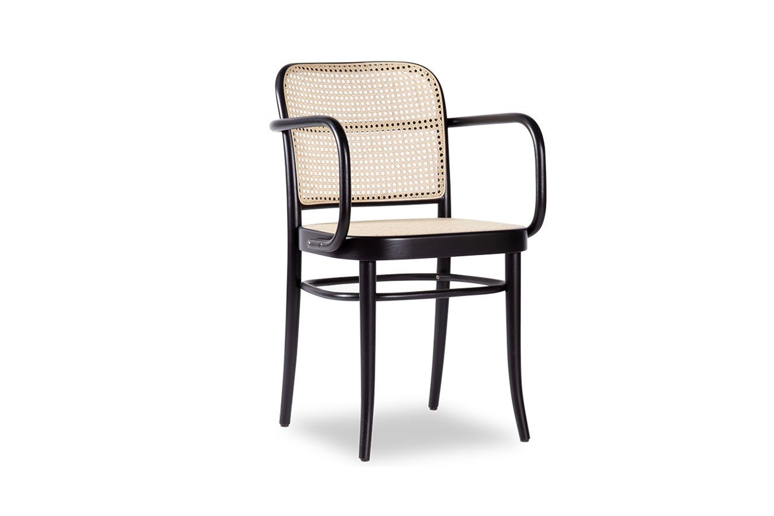 811 Hoffmann Armchair - Black Stain - by TON