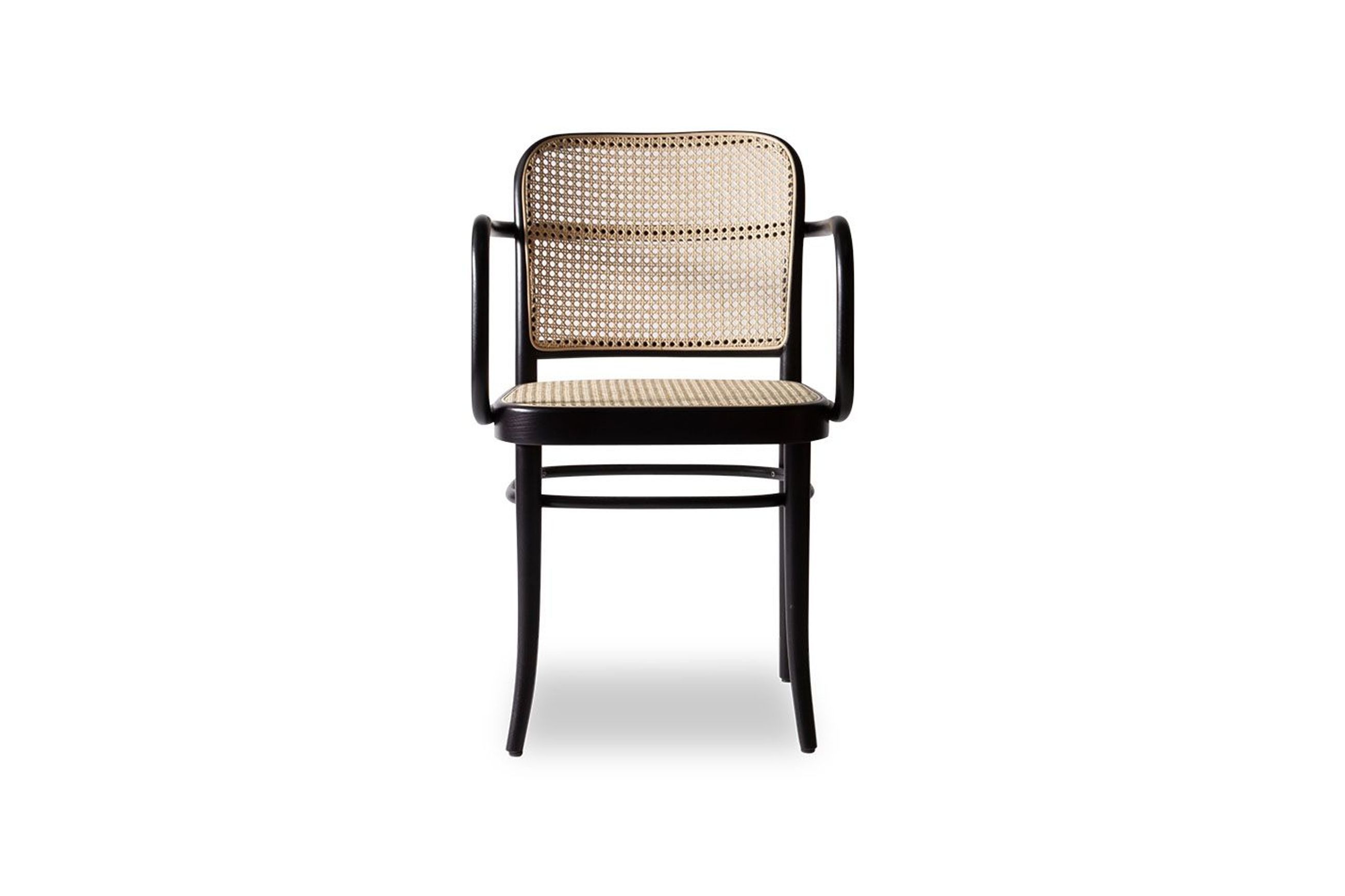 811 Hoffmann Armchair - Black Stain - by TON