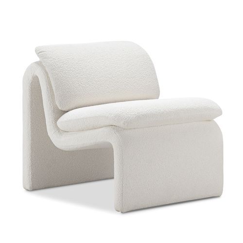 Curvee Occasional Chair | Cream Boucle