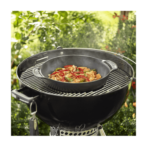 Weber GBS Cast Iron Wok and Steamer