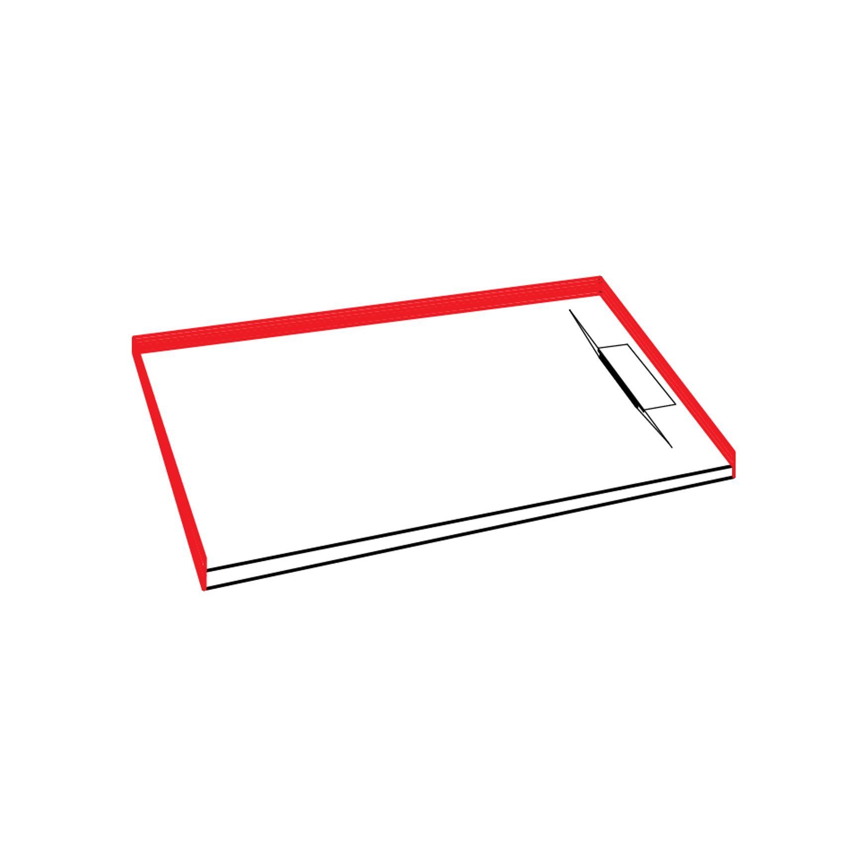 Pinnacle Alcove Tray 800x1200x800
