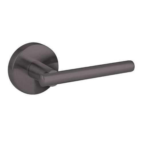 D907NG Lever Set On Round Large Rose Nickel Graphite