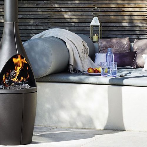 Morso Kamino Outdoor Terrace Fireplace