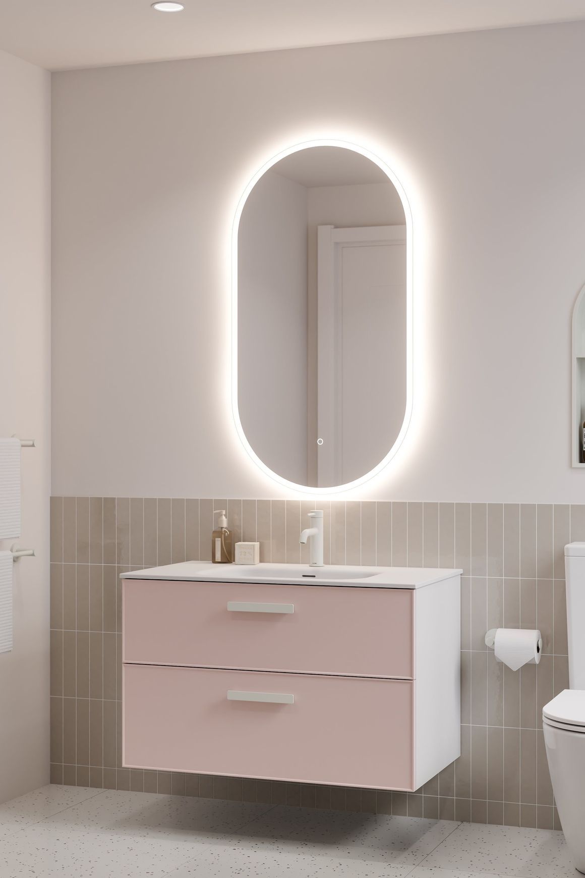 Lineare 900 Axel 2 Drawer Vanity