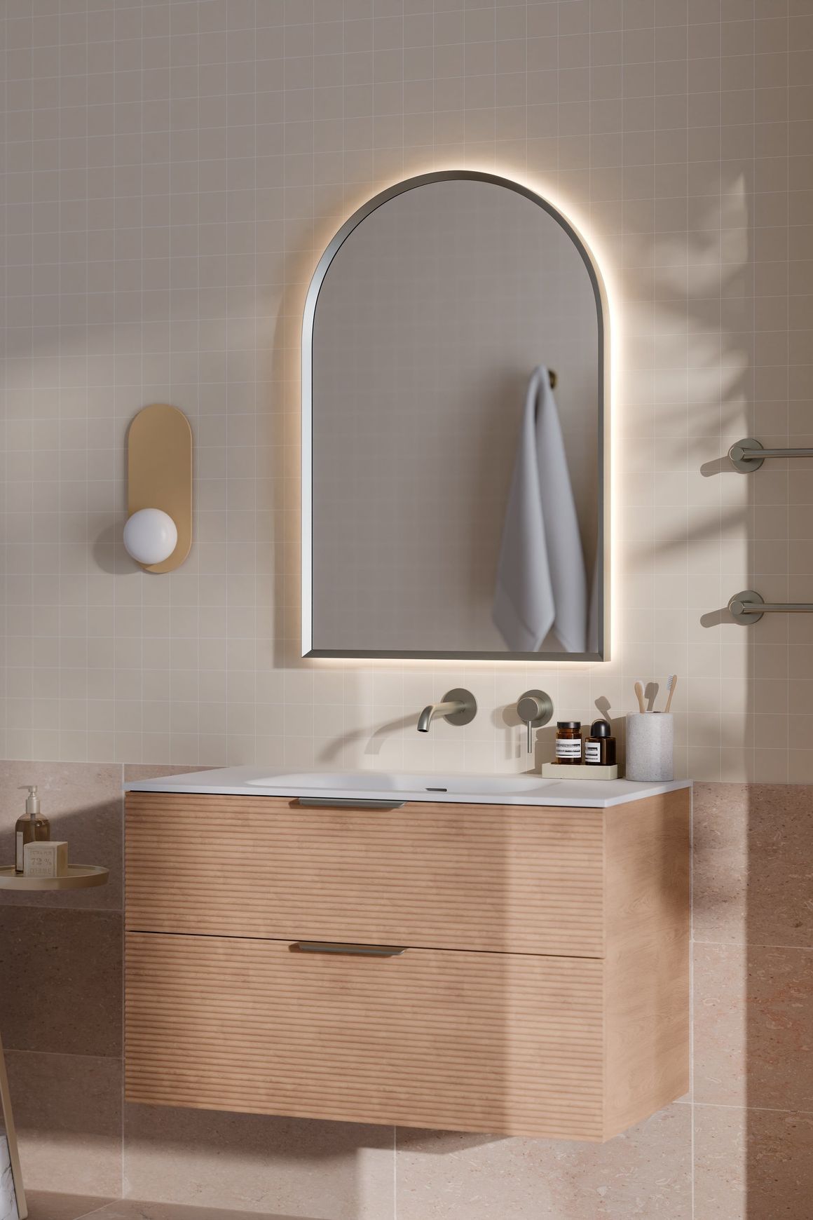 Lineare 900 Orchard 2 Drawer Vanity