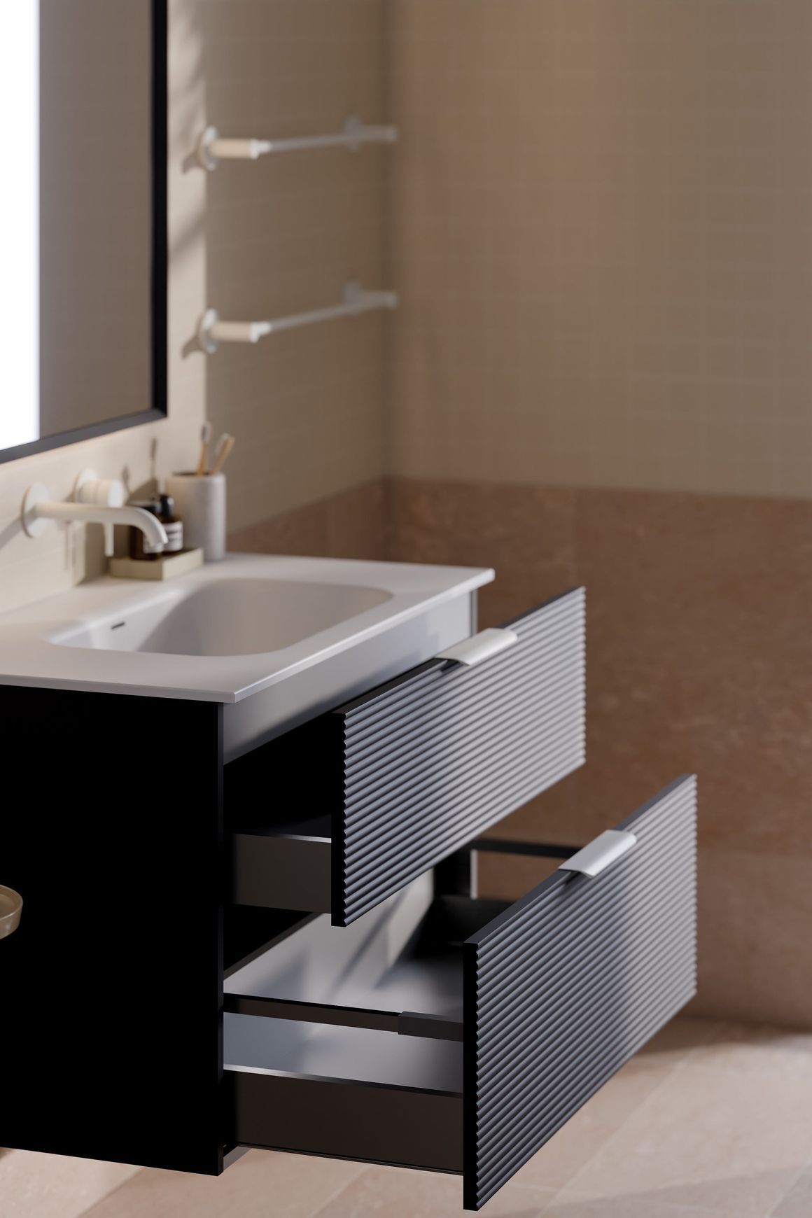 Lineare 900 Orchard 2 Drawer Vanity