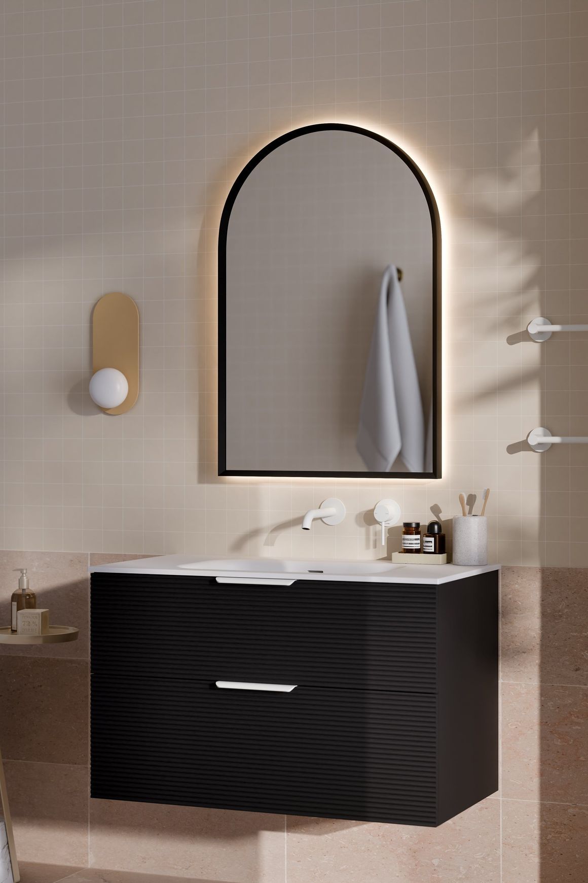 Lineare 900 Orchard 2 Drawer Vanity