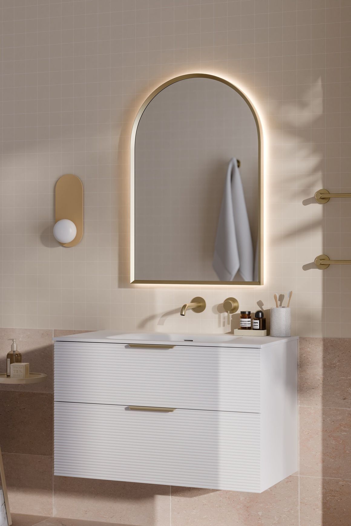 Lineare 900 Orchard 2 Drawer Vanity