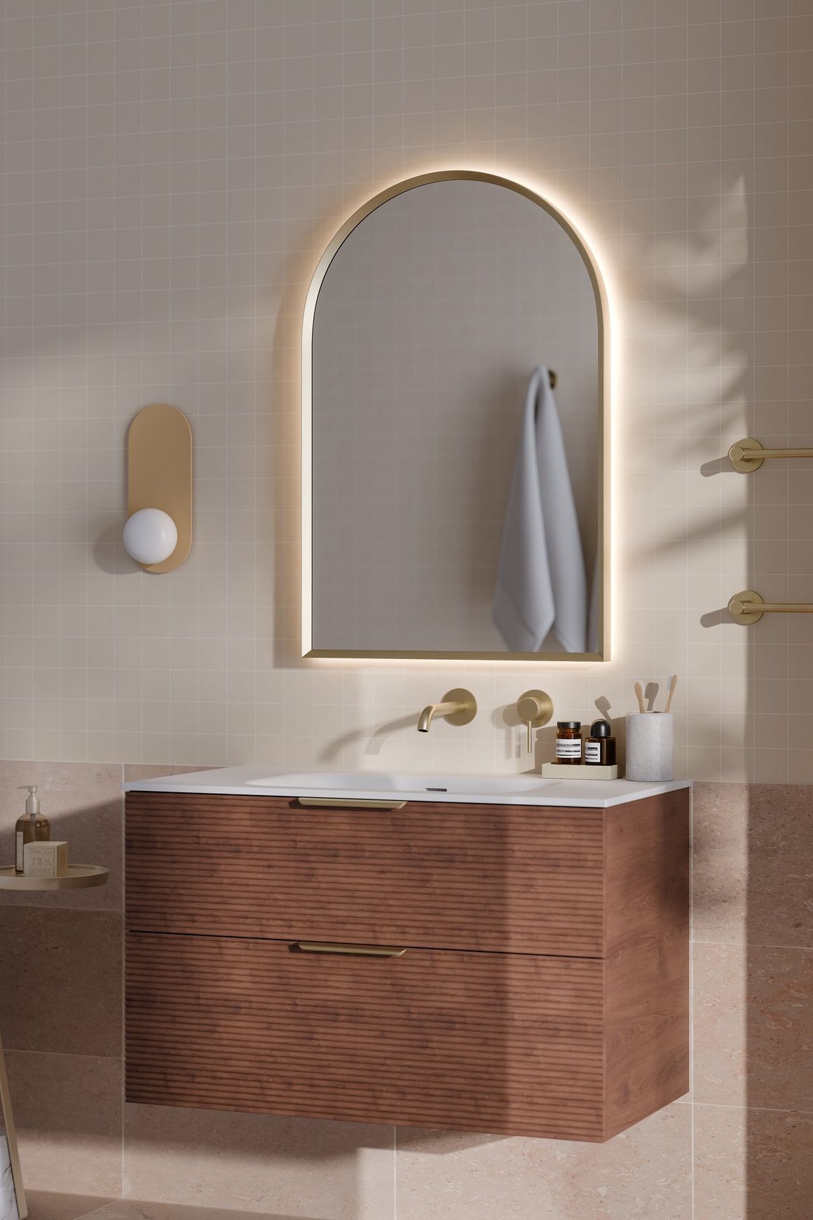 Lineare 900 Orchard 2 Drawer Vanity